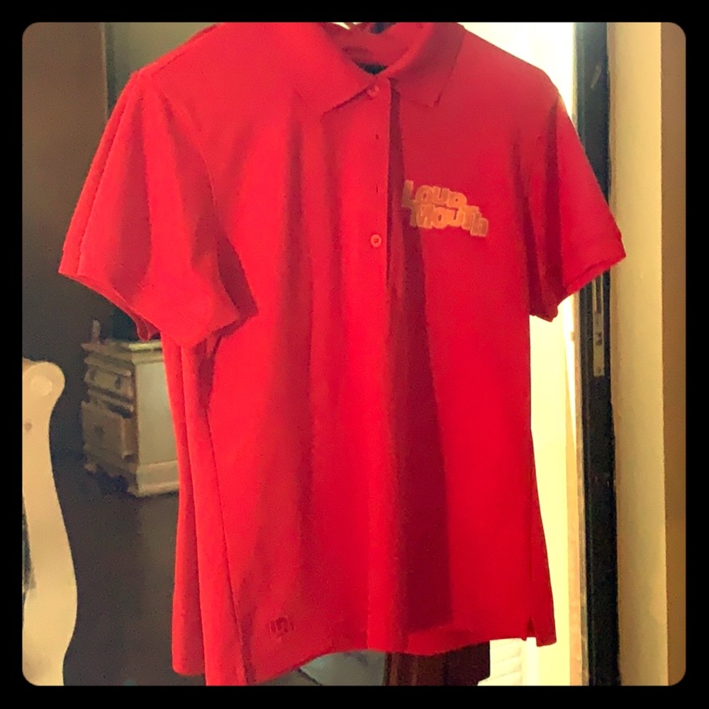 Loudmouth Red golf top